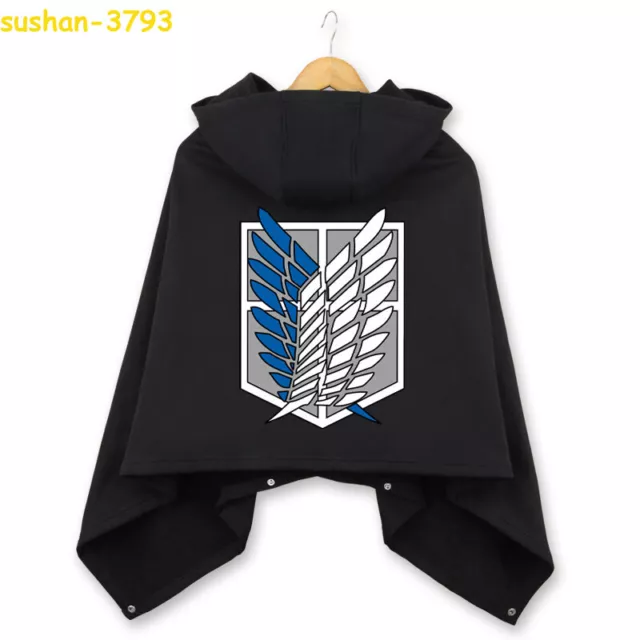 Attack On Titan Cosplay Cloak Scouting Legion Cape One Size Costume Party Gifts 3