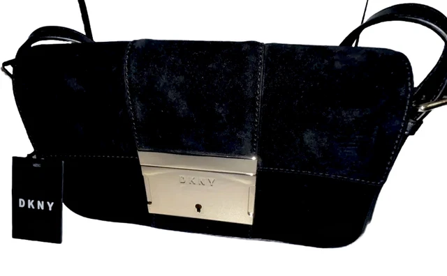 dkny suede bag