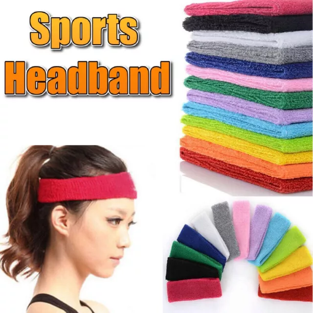 Sports Yoga Headband Gym Stretch Head Hair Band Armband Girls Womens Kids