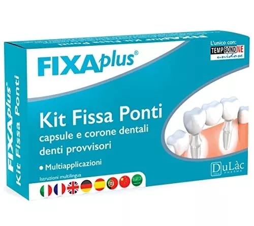 Kit Ciment Dentaire Temporaire Dulàc, Dispositif Médical pour le Rescellement de