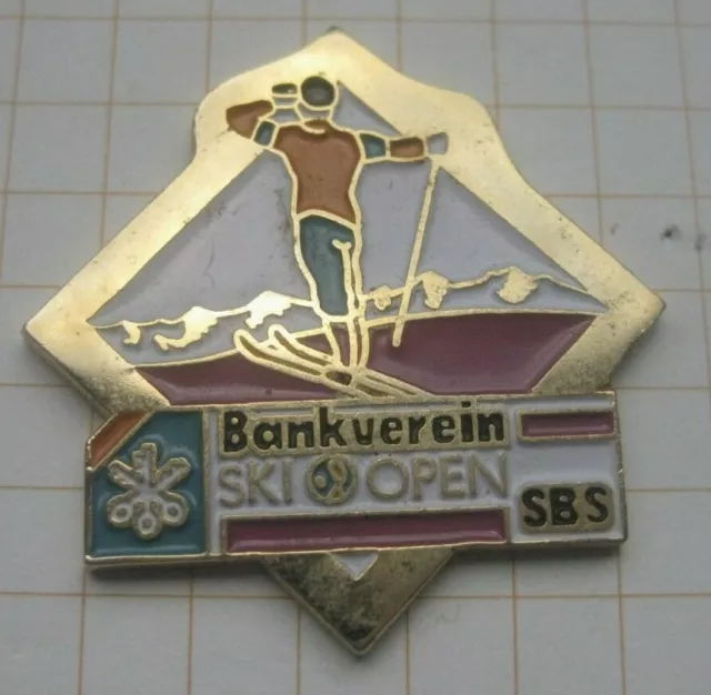 SBS BANKVEREIN SKI OPEN / SCHWEIZ  ............................. Bank Pin (140j)