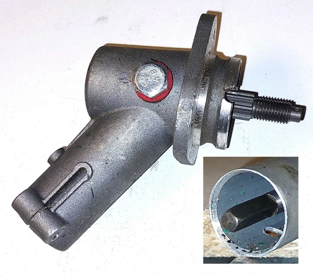 HURI Aluminium Tête De Débroussailleuse Pour Brosse Cutter Tondeuse à Gazon Avec 4 Fils(2.4mm), Tête De Coupe Bobine Fils