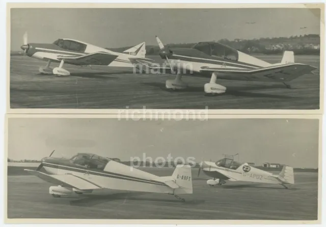 Jodel Aircraft Demonstration Lulsgate 1961 Lot of 2 Photos, CX006