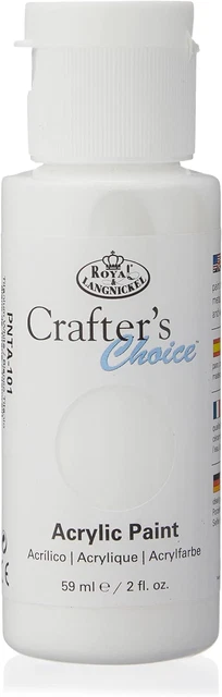 Royal & Langnickel 090672229007 Titanium White Acrylic Paint - 59ml