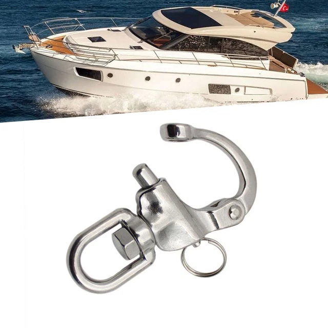 1 Xquick Sortie Bateau Ancre Chaîne Eye Acier Pivot Crochet Pression Inox Pièce
