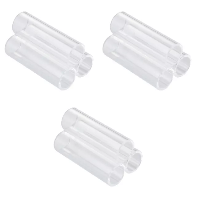 3 PCS Acrylic Crystal Shelter House Shrimp Habitat Cave Pipe Shelters Aquariums