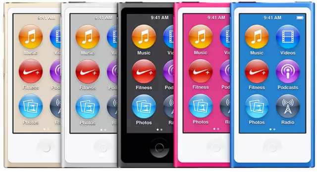 Apple iPod Nano 7th 8th Generation 16GB Gold Blue Silver Gray Black Purple Pink