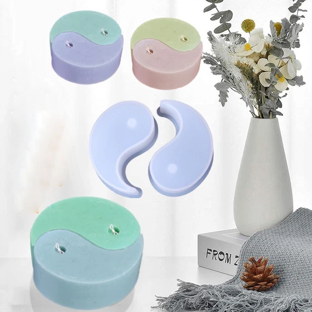 Molde de velas hágalo usted mismo resina hecha a mano jabón perfumado velas jabón de cera tai chi jabón
