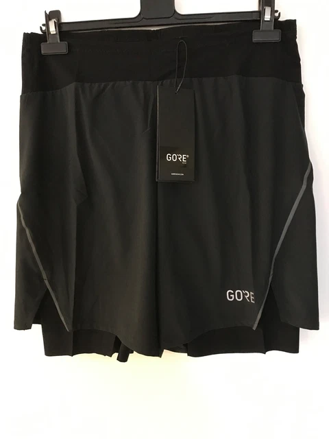 GORE WEAR R7 2in1 Men's Running Shorts, medium, Black