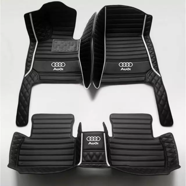 Auto Fußmatten Automatten für Audi A6 C8 4A2 4G2 C7 4GC C6 4F5 4B2 C5 4B5,A6 Set 2