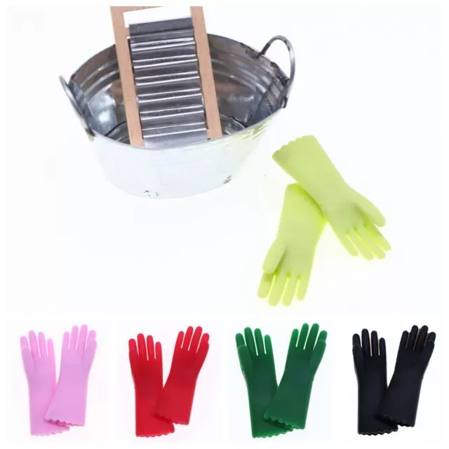 Doll Accessories Miniature Cleaning Gloves Mini Baking Glove  Universal