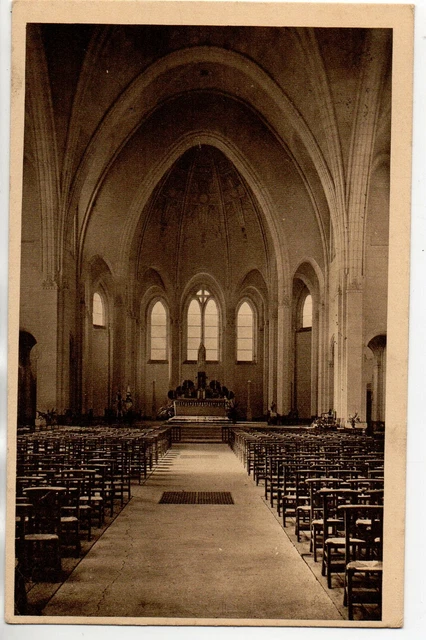 VILLERS LES NANCY - Meurthe et Moselle - CPA 54 - l interieur église Ste Therese
