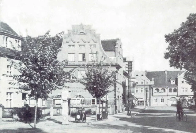 Johannisburg/ Pisz- Die Bahnhofstraße (Ostpreußen) 1931