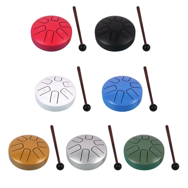 3.8 Inch Percussion Drum Portable Children Percussion Instrument with Drumsticks