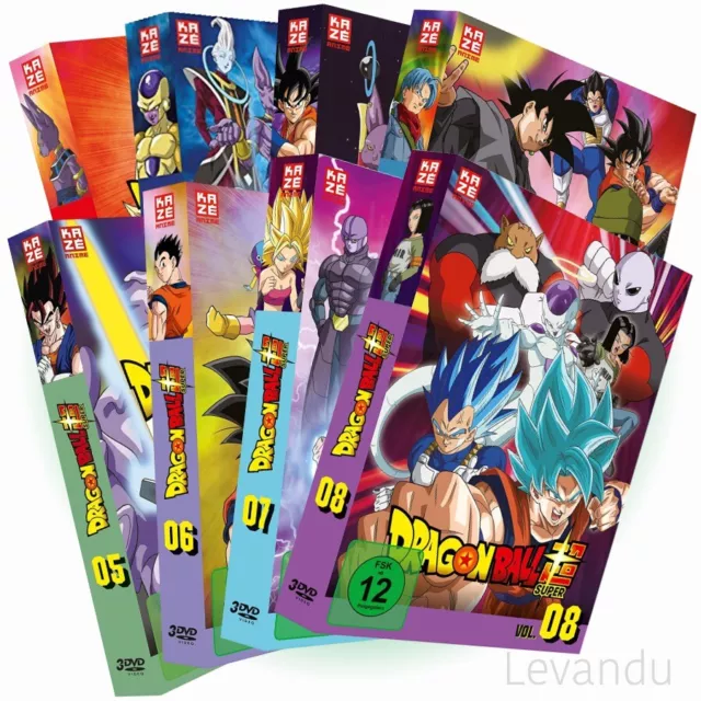 DVD DRAGONBALL SUPER - VOL. 1-8 (Episoden 1-131 der Anime-Serie) - 24 DVD's