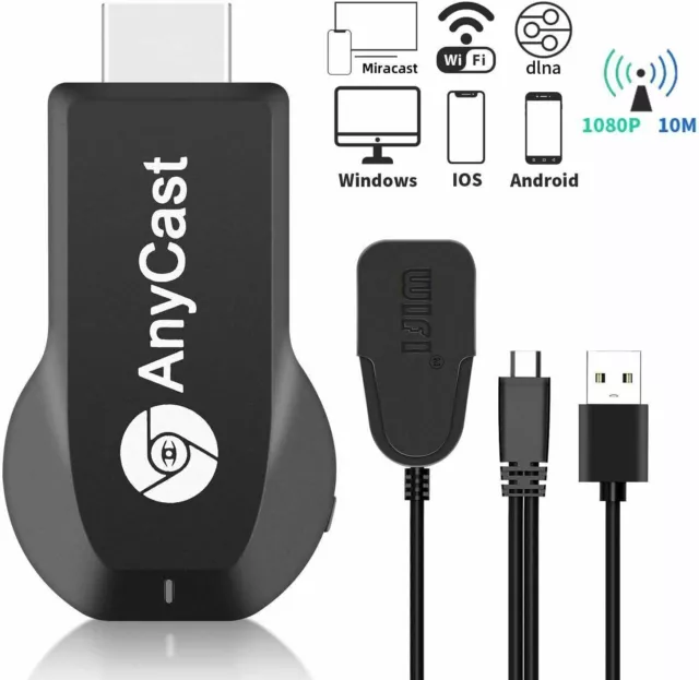 Anycast Trasmettitore Dongle 4K Wireless TV Media Streamer WiFi HDMI Android IOS