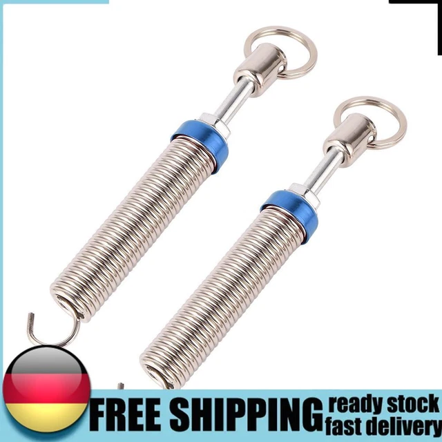 2pcs Car Trunk Lifter Adjustable Spring Trunk Lid Lifting Device (Blue) DE