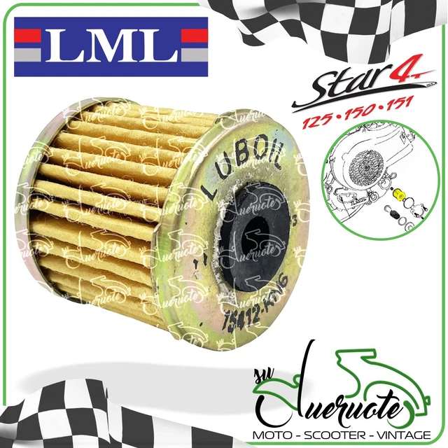 KIT TAGLIANDO LML Star 4T 125/150/151cc MARCE E AUTOMATICA Olio Filtro Candela EUR 29,99 - IT - Foto 2