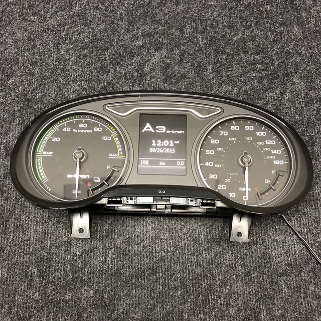 AUDI A3 8P cluster speedometer instrument speedometer tacho gauge mph