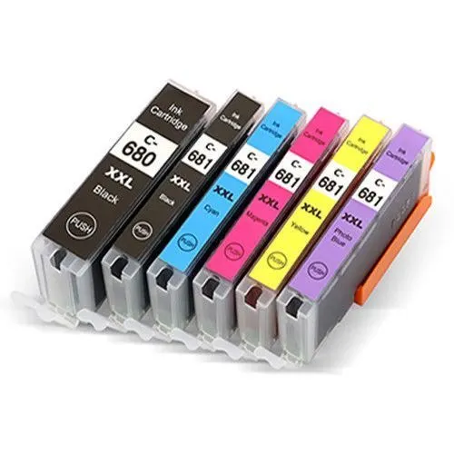 6x Ink Cartridges PGI-680 CLI-681 XXL For Canon TS8160 TS8260a TS8360a TS9160