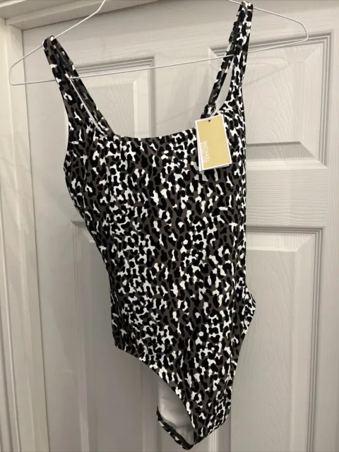 New With Tag Michael Kors One Piece Swimsuit Bathing Suit Us 12 Uk 16