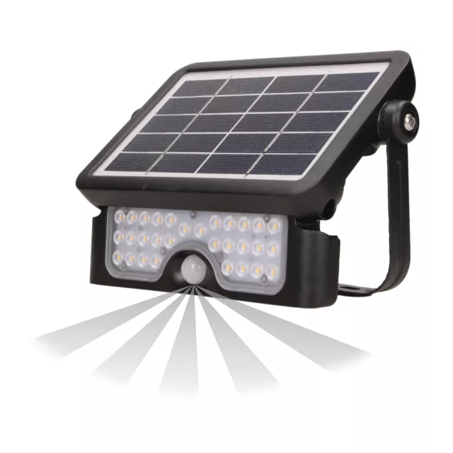 Spot led avec panneau solaire et batterie 3000mAh forte puissance - Orno