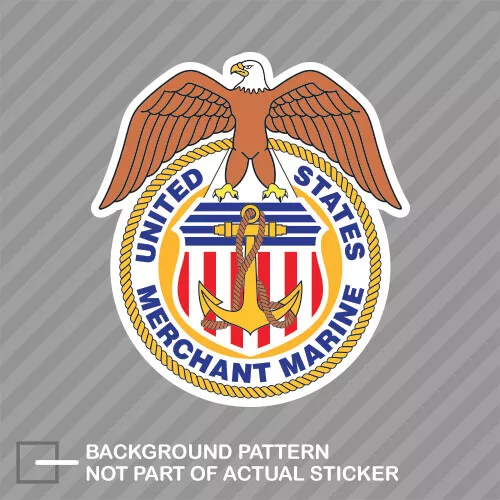 United States Merchant Marines Sticker Decal Vinyl with eagle us merchant marine