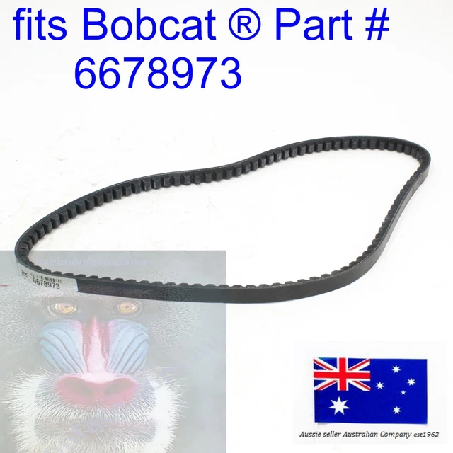 thumbnail interactive-video image 1 of Bobcat Main Hydraulic Pump Drive Belt EPDM Rubber - 6726898 For S150 S160 S175 753 763 With Kubota V2203 1 of 5