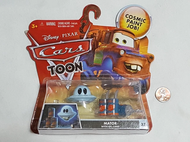 NEW DISNEY CARS Toon Mator with Oil Cans & Cosmic Paint Job Sealed