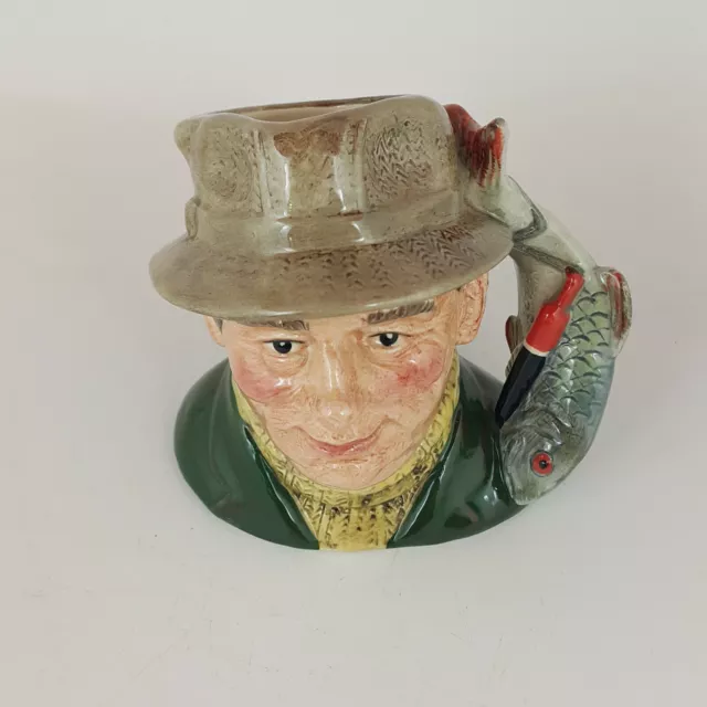 Royal Doulton Character Jug Small – Angler Lure Handle D6866 - 477 RD