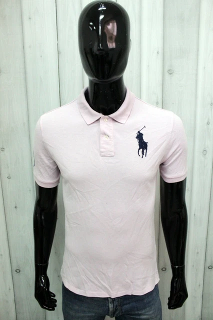 POLO RALPH LAUREN Uomo Taglia S Cotone Manica Corta Maglietta Big