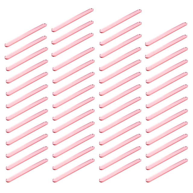 50 Pcs Ice Cream Stick Acrylic Child Lolly Sticks Popsicle Molds Kids