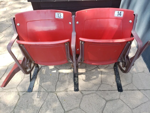 Busch Stadium II seat St Louis Cardinals Numbers 13 Matt Carpenter 14 Ken Boyer