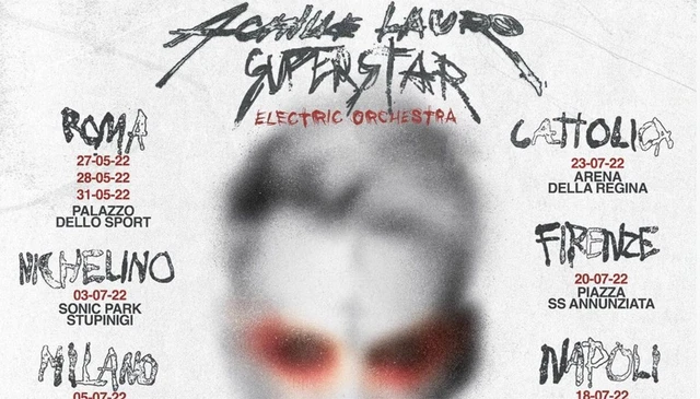 !!! 1 Biglietto Per Concerto Di Achille Lauro A Nichelino 3/07/22 👨‍🎤 