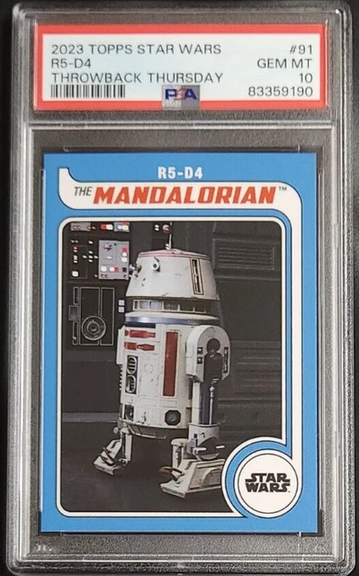 R5-D4 2023 Topps Throwback Thursday Star Wars #91 PSA 10 GEM MT