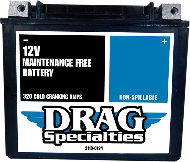 Parts Unlimited YTX AGM Maintenance Free Battery #220912