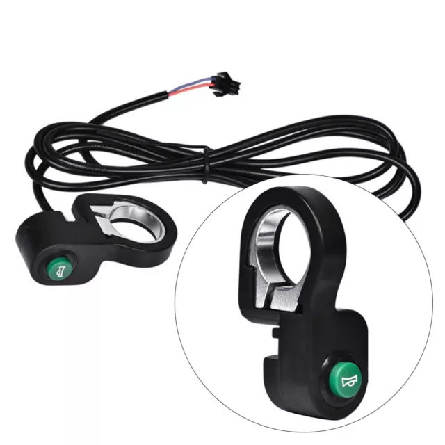 Universal Touch Handlebar Horn Switch Button for Electrombile Motorbike (Black)