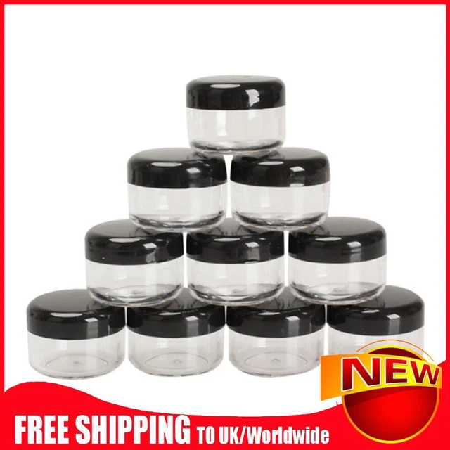 10PCS Cosmetic Empty Jar 5g/ml Sample Bottles Eyeshadow Cream Lip Balm Container