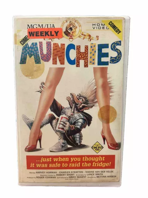 Munchies VHS 1987 CEL Movieland Case