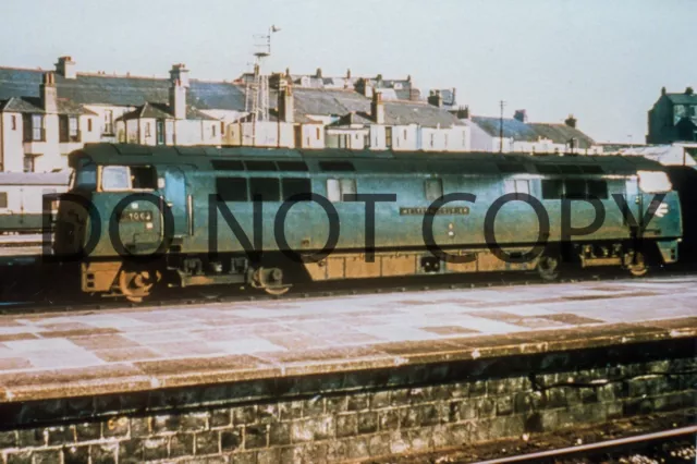 Uk Diesel Train Railway Photograph Of Class 52 Western D1062. Rm52-161