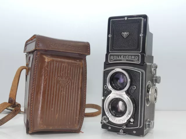 Rolleicord Va Model 2  6X6 120 Film Medium Format Tlr Camera 80Mm F3.5 Lens 36