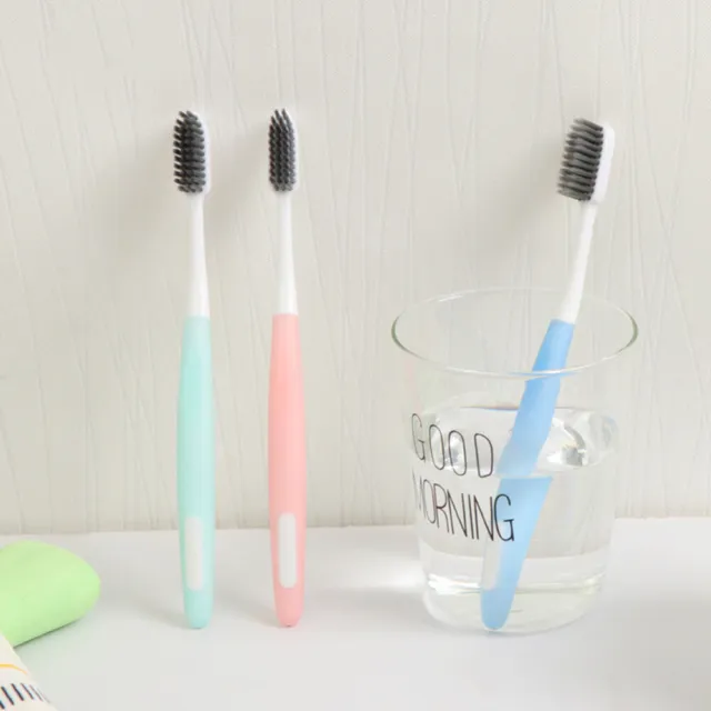 8 un. cepillos de dientes cepillo de dientes de carbón cepillo de dientes regular