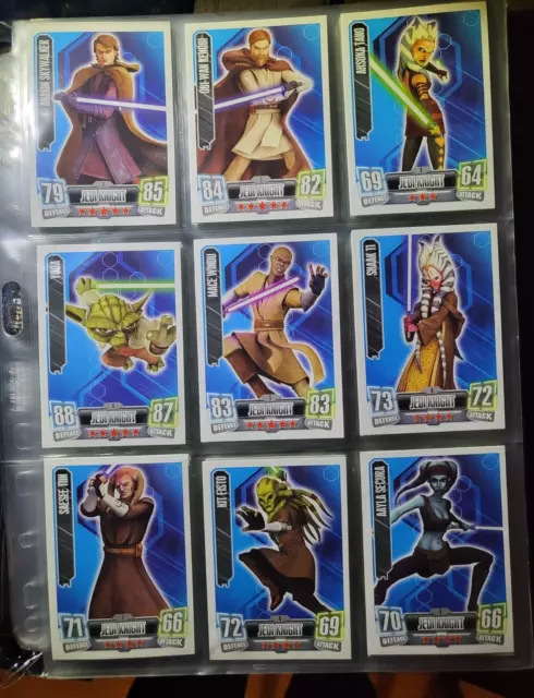 Star Wars Force Attax Series 2  - Full UK 1-240 English  Card Set 1-240