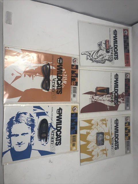 Wildstorm Wildcats Version 3.0 Series, 2002 Set 1-5 Lot - Preowned