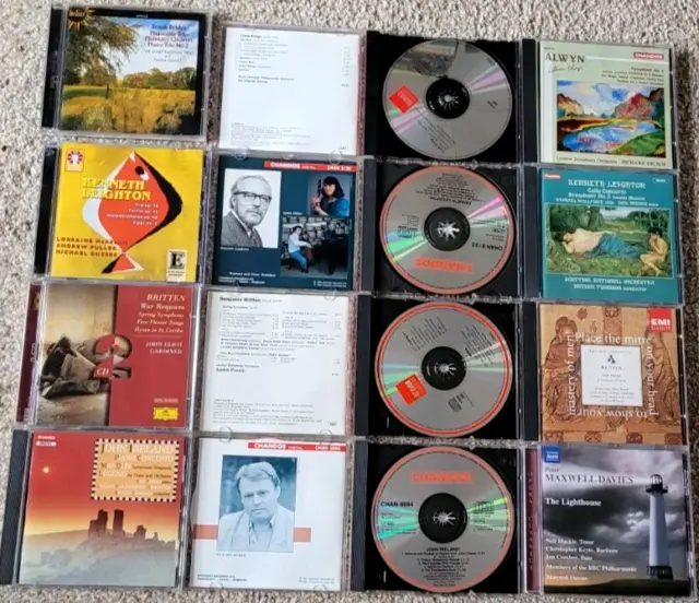 Classical British 20th Century Music Cds X 12 (13 Discs) Job Lot Bundle 3