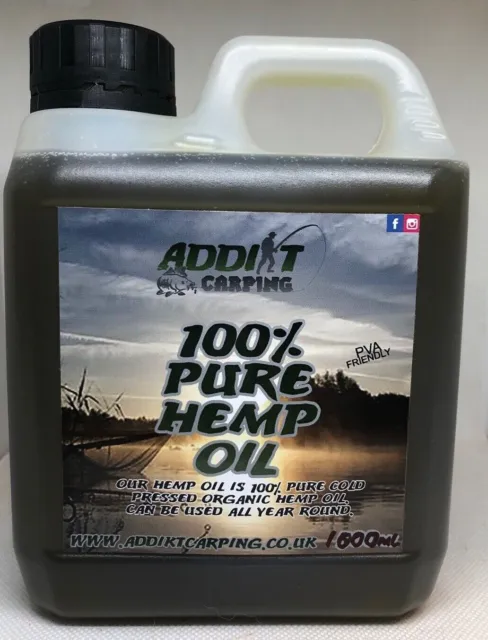 100 % pure cold press  HEMP OIL , fishing bait ,carp