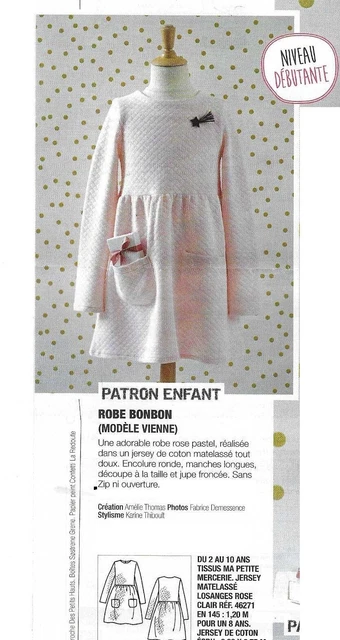 Patron De Robe Modes Et Travaux N°1753 - Tailles 40, 44, 48 - Non Découpé - Occasion Vintage