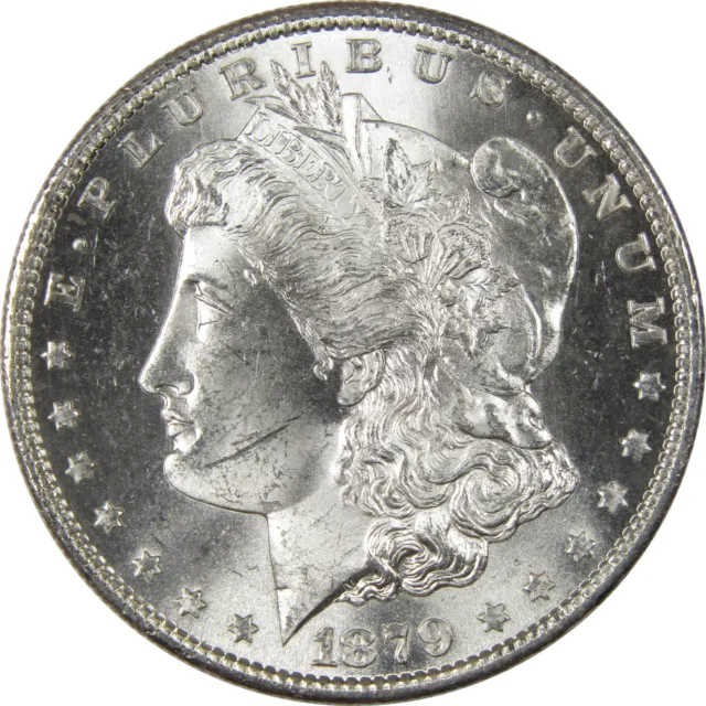 1879 S Morgan Dollar Uncirculated Silver $1 Coin