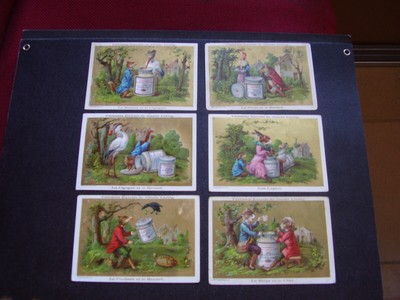 Liebig Original Cards Chromos S 1279 Faune Alpine  Complet 