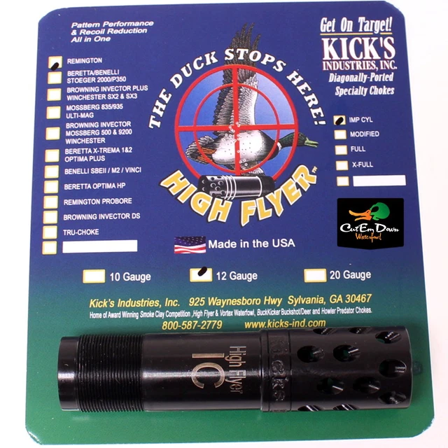 thumbnail image 2 of Kick's High Flyer Ported Modified Choke Tube – Fits Remington 10 Gauge Shotguns (New, USA Made) 2 of 6